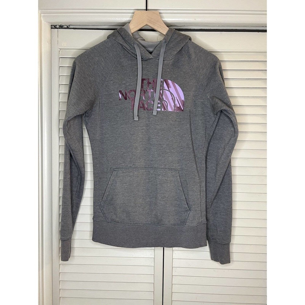 The North Face Sweatshirt Women’s Gray Pullover Hoodie Sweatshirt XS